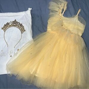 Tutu Du Monde Yellow Toddler Girl dress size 2-3yrs